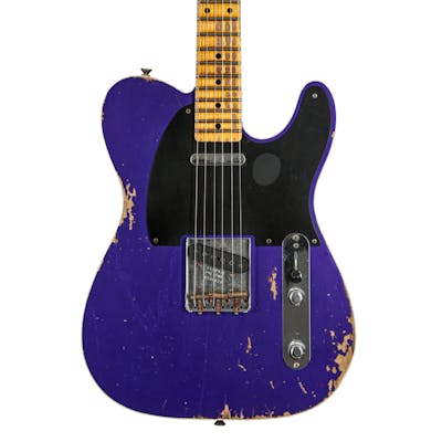 Fender Custom Shop '52 Double Bound Telecaster in Deep Purple Metallic Heavy Relic
